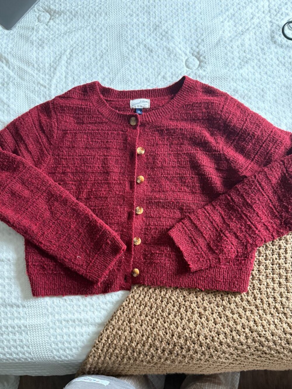 Buttoned sweater
